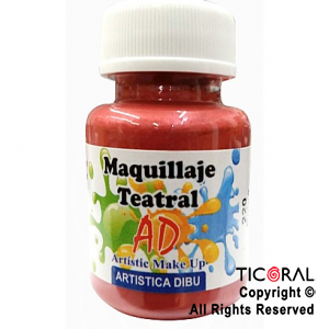 MAQUILLAJE TEATRAL AD 220 COBRE 40ML X 6 UNIDADES